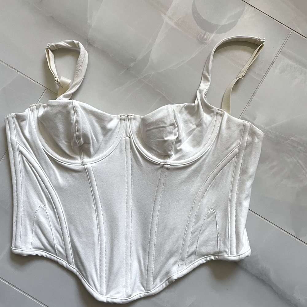 NWT SKIMS cotton corset